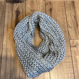 Silver Knitted Scarf